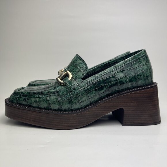 Pons Quintana Moccasin Woman Green Size 35 - Picture 3 of 12